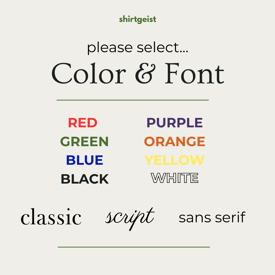 Shirtgeist Custom Text Baby Tee — flat lay