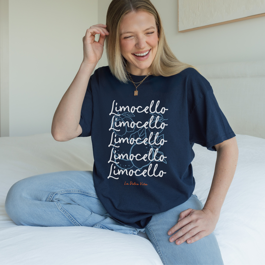 Shirtgeist Limoncello Doodles Shirt — front view on model