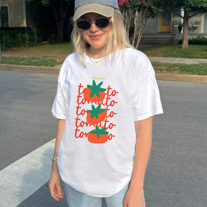 Shirtgeist Tomato Lover Shirt — styled look