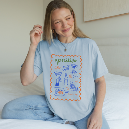 Shirtgeist Aperitivo Doodles Shirt — styled look