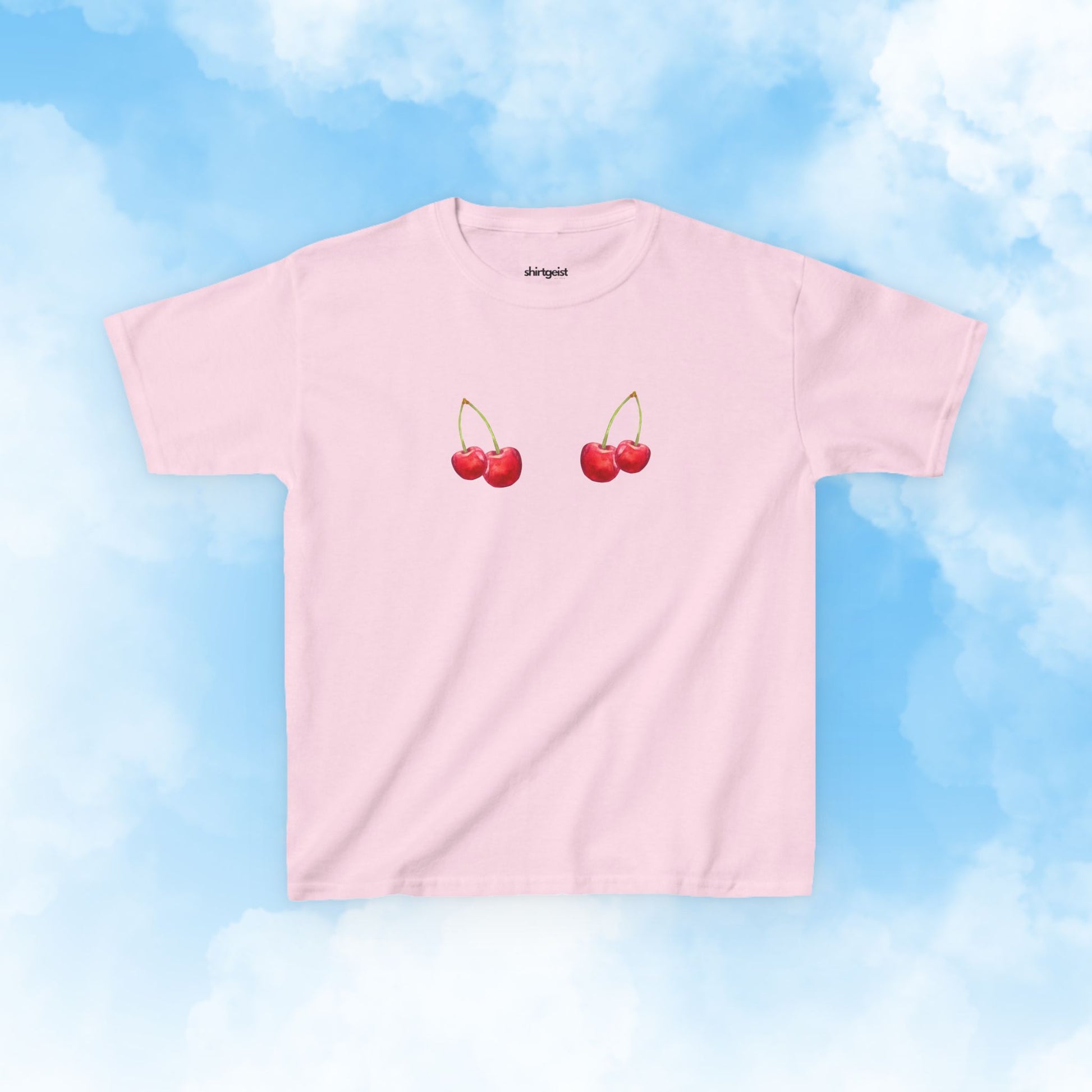 Shirtgeist Cherry Bra Baby Tee — alternate color