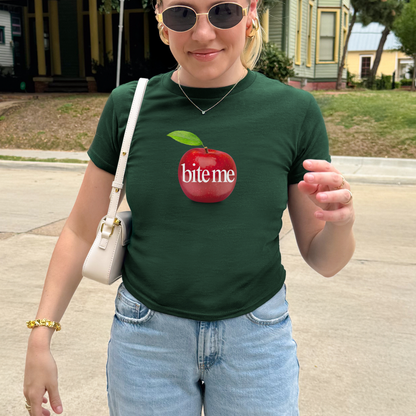 Bite Me Apple Baby Tee