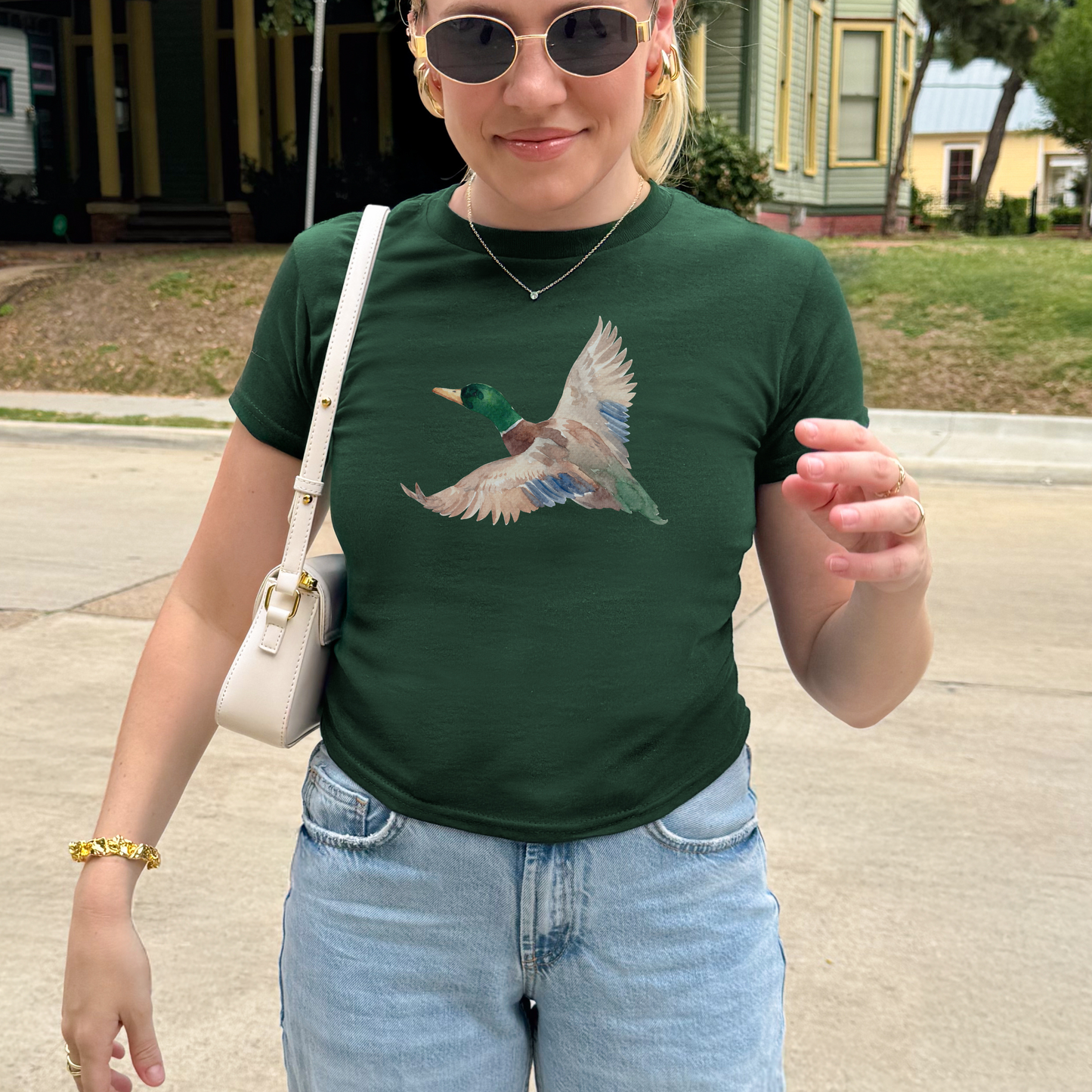 Mallard Watercolor Baby Tee