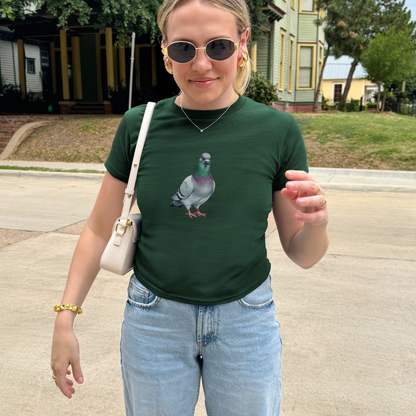 Pigeon Watercolor Baby Tee