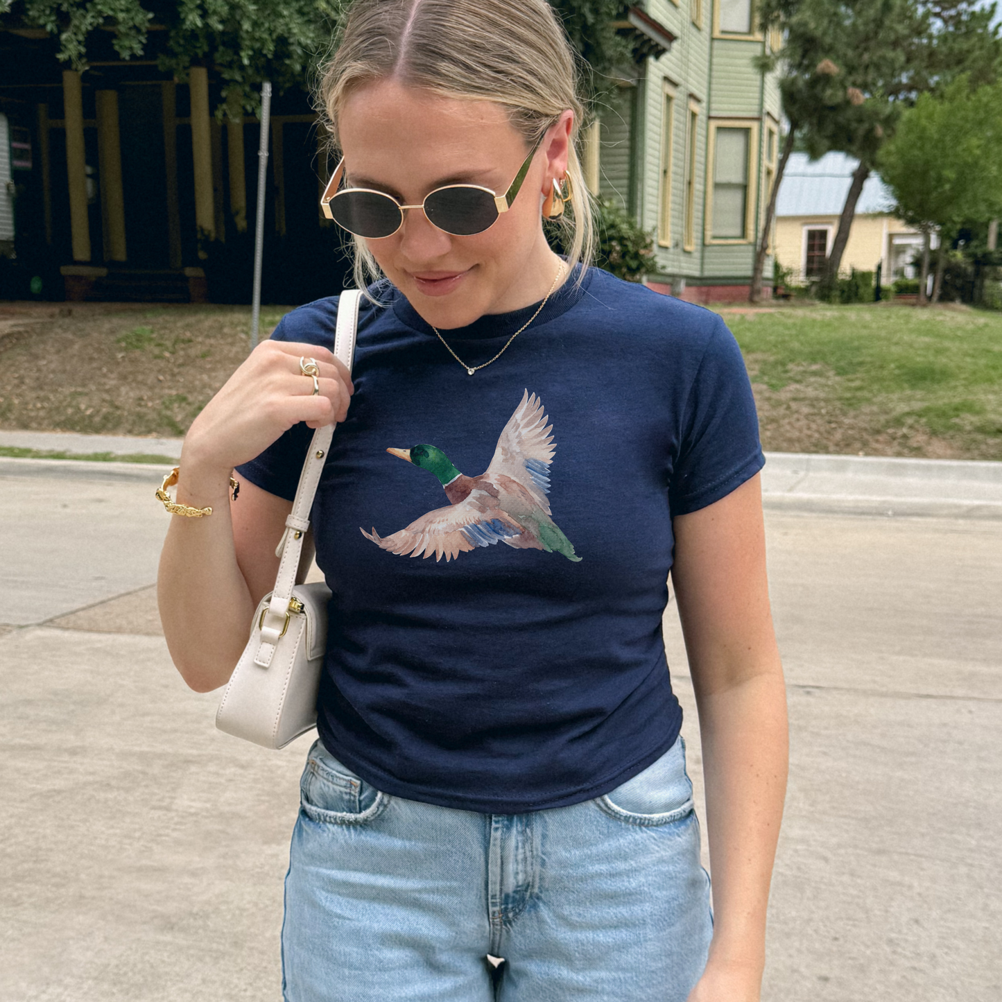 Mallard Watercolor Baby Tee