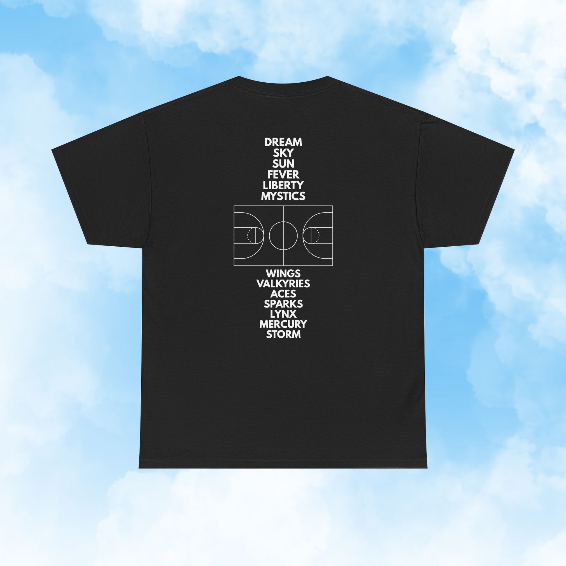 Shirtgeist Oh You Meant Men's Basketball Back Print Shirt — size chart