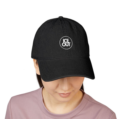 Abolish ICE Embroidered Denim Hat — Proceeds Donated