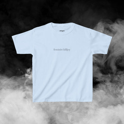 Shirtgeist Feminist Killjoy Baby Tee — back view
