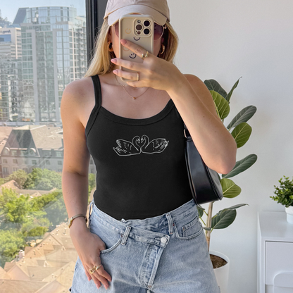 Swan Drawing Tank Top