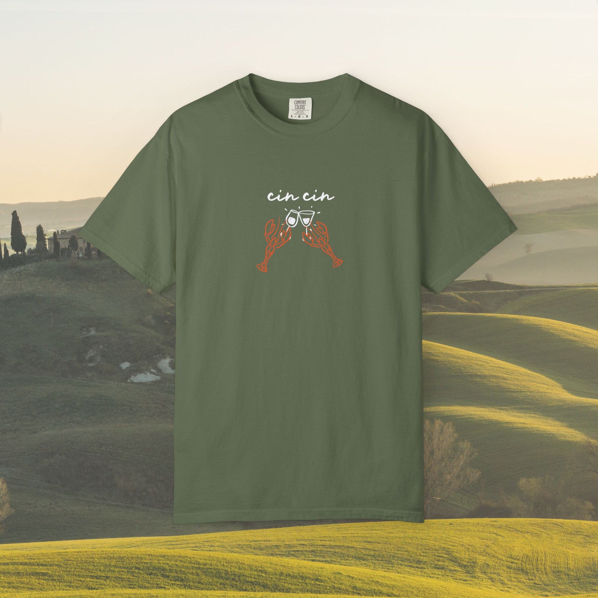 Shirtgeist Cin Cin Lobster Shirt — alternate color