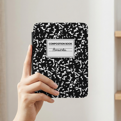 Composition Book Kindle Case — Personalized