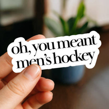 Women's Hockey Sticker
