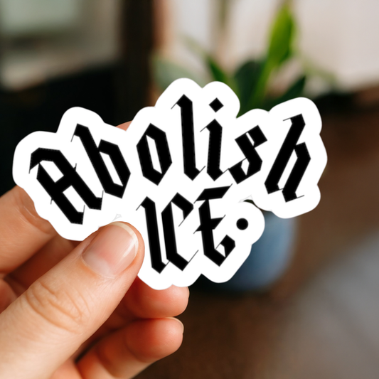 Abolish ICE Kiss-Cut Vinyl Decal