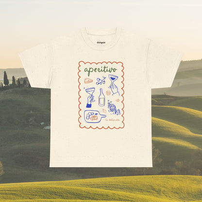 Shirtgeist Aperitivo Doodles Shirt — detail shot