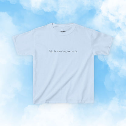 Shirtgeist Big Is Moving to Paris Baby Tee — alternate color