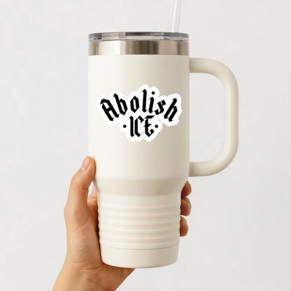 Abolish ICE Kiss-Cut Vinyl Decal