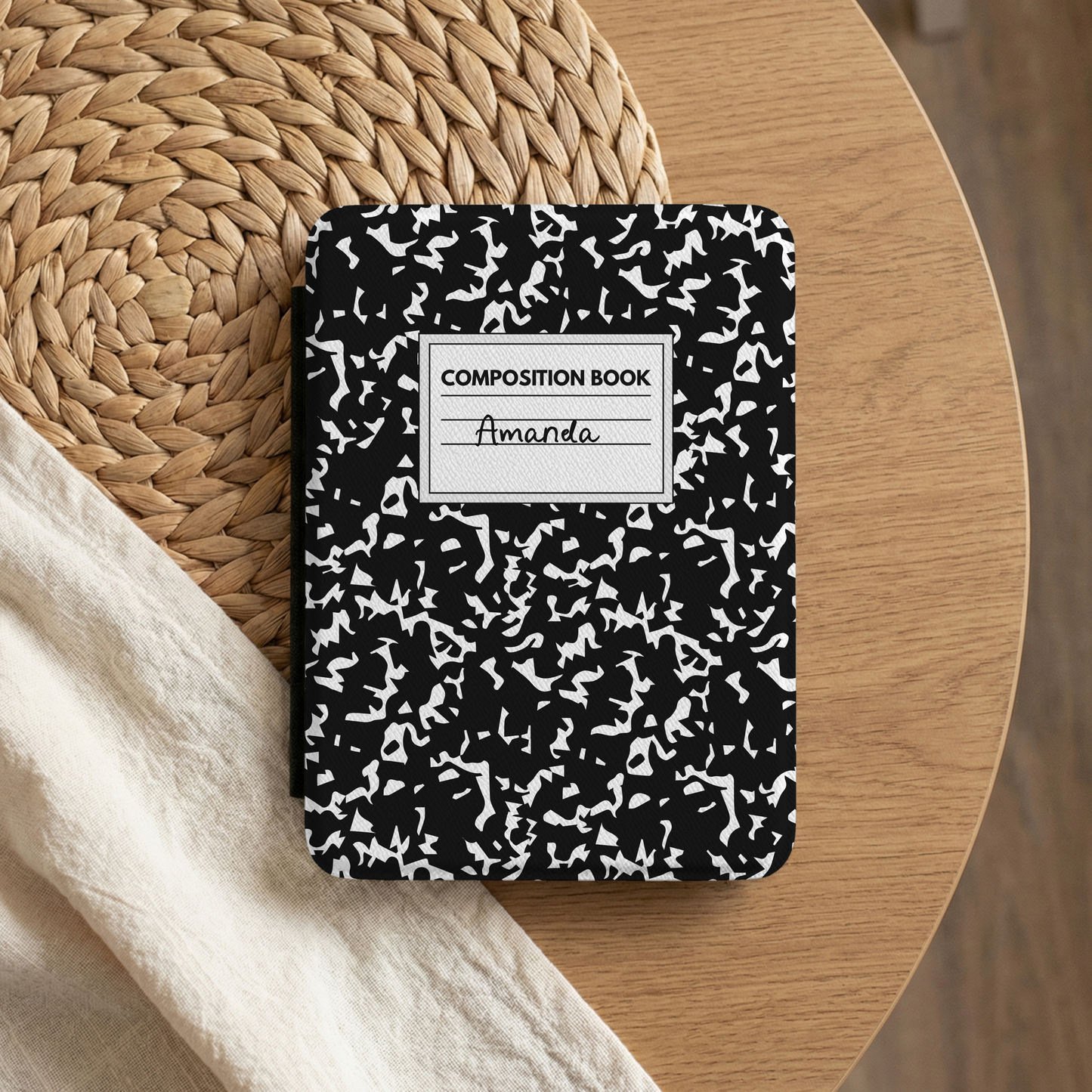 Composition Book Kindle Case — Personalized