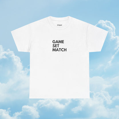 Shirtgeist Game Set Match Shirt — lifestyle photo