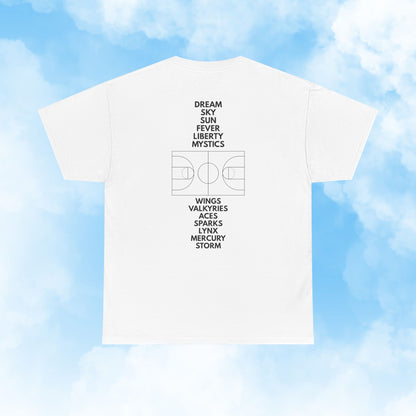 Shirtgeist Oh You Meant Men's Basketball Back Print Shirt — flat lay