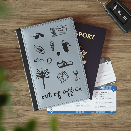 Out of Office Doodle Passport Cover