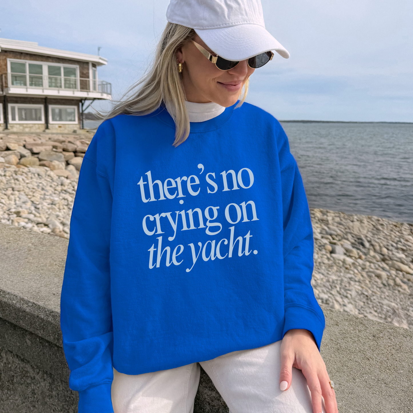 No Crying on the Yacht Sweatshirt