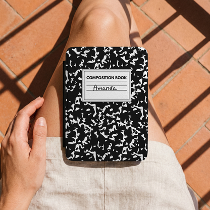 Composition Book Kindle Case — Personalized