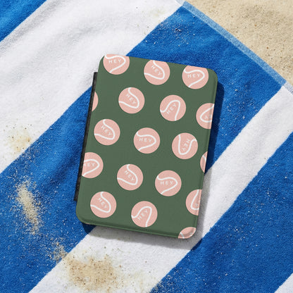 Vintage Tennis Doodle Kindle Case