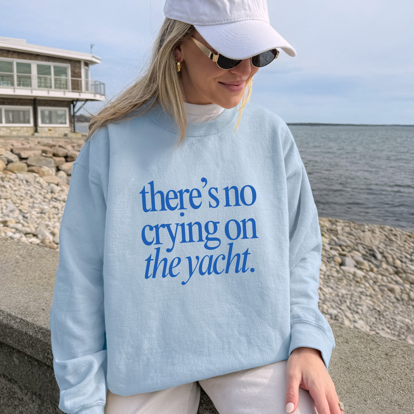 No Crying on the Yacht Sweatshirt