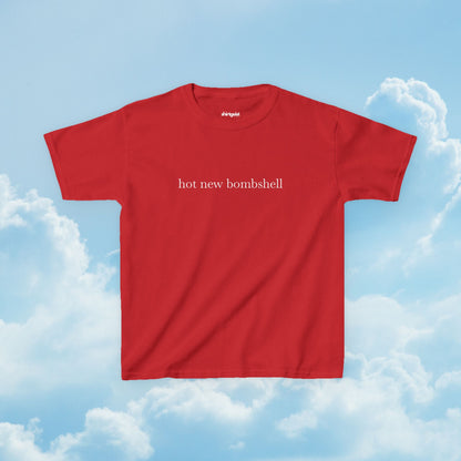 Shirtgeist Hot New Bombshell Baby Tee — styled look