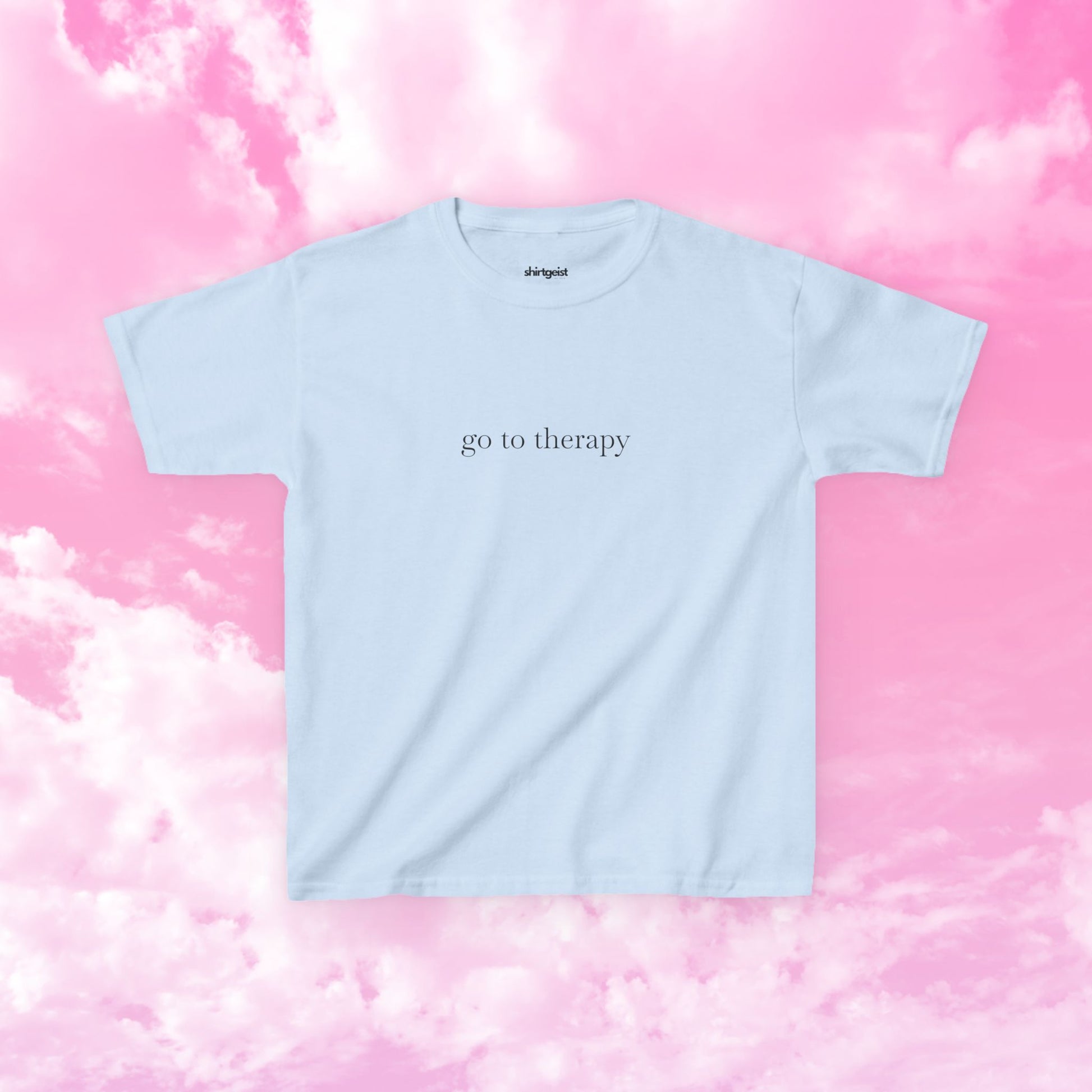 Shirtgeist Go to Therapy Baby Tee — back view