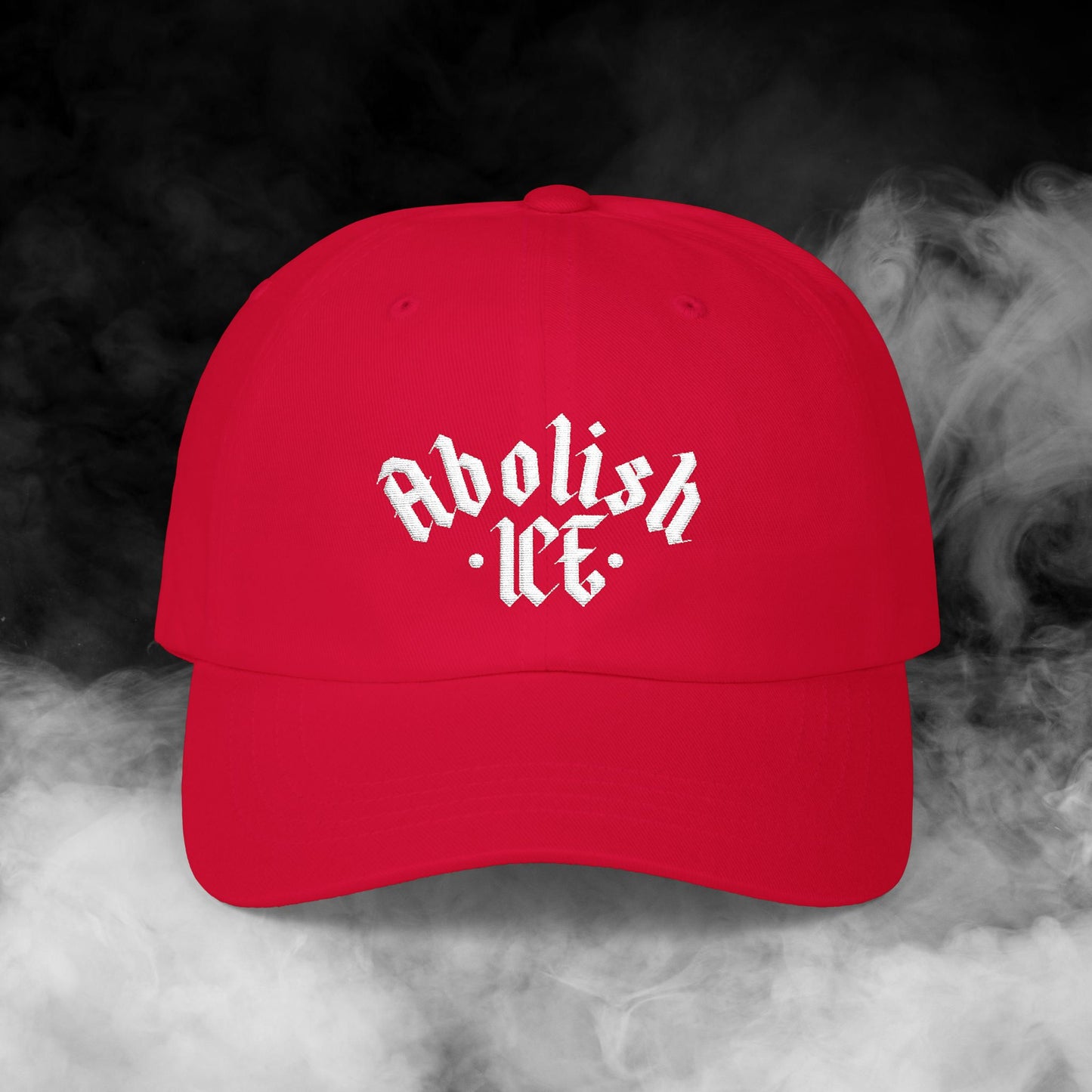 Abolish ICE Embroidered Hat — Proceeds Donated