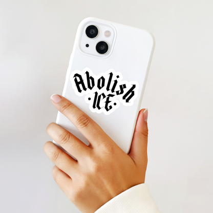 Abolish ICE Kiss-Cut Vinyl Decal
