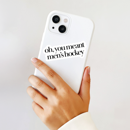 Women's Hockey Sticker