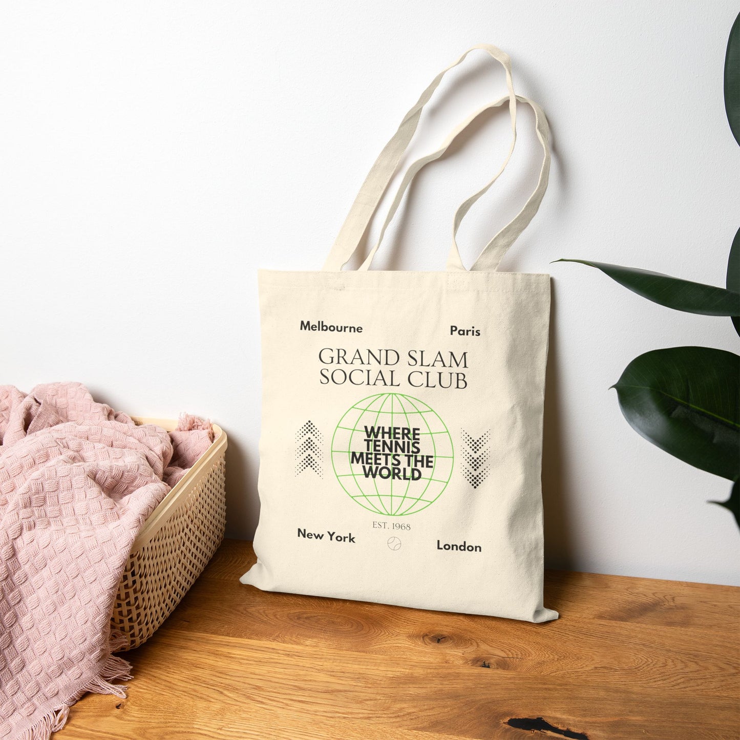Grand Slam Tennis Club Tote Bag