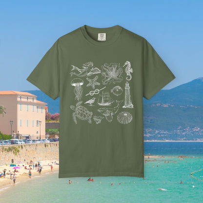 Shirtgeist Nautical Creatures Tee — alternate color