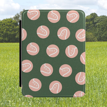 Vintage Tennis Doodle Kindle Case