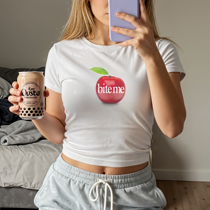 Bite Me Apple Baby Tee