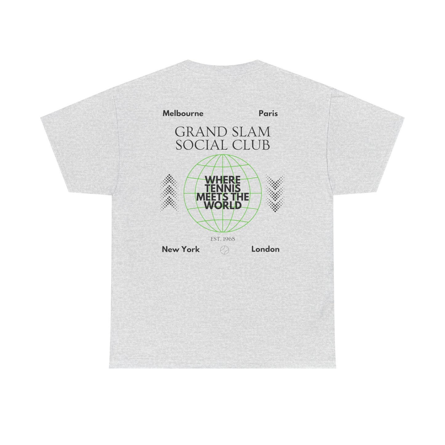Shirtgeist Tennis Grand Slam Social Club Shirt — detail shot