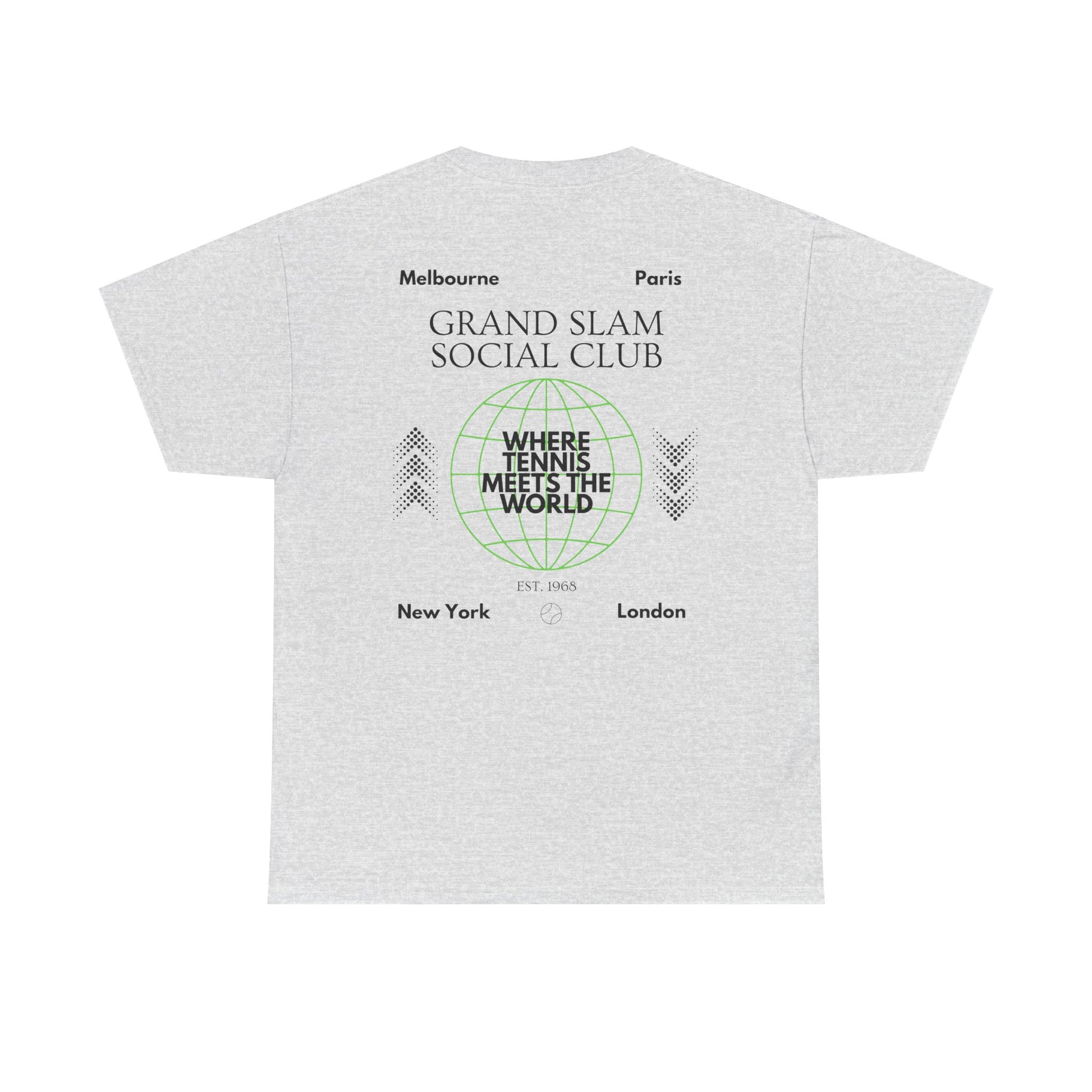 Shirtgeist Tennis Grand Slam Social Club Shirt — detail shot