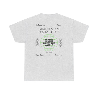 Shirtgeist Tennis Grand Slam Social Club Shirt — detail shot