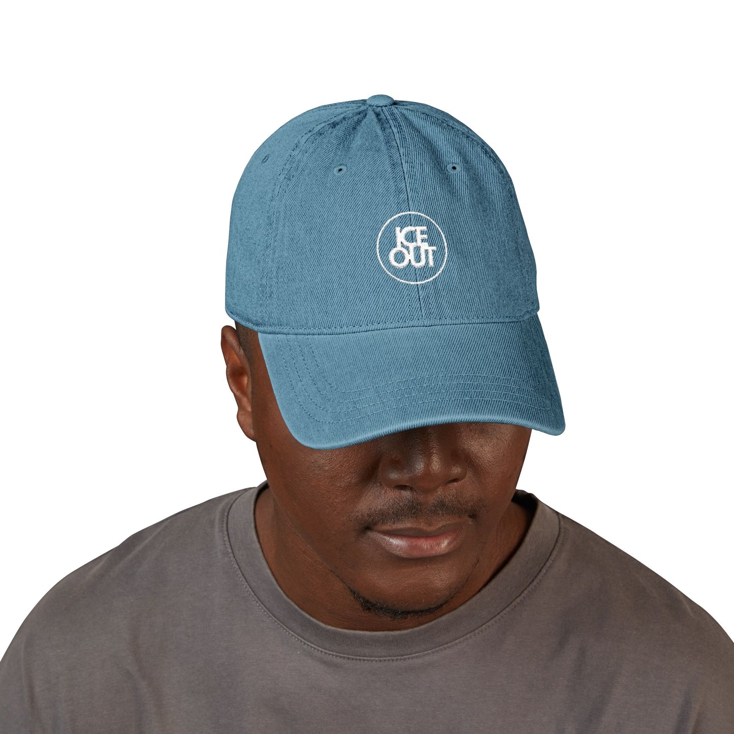 Abolish ICE Embroidered Denim Hat — Proceeds Donated