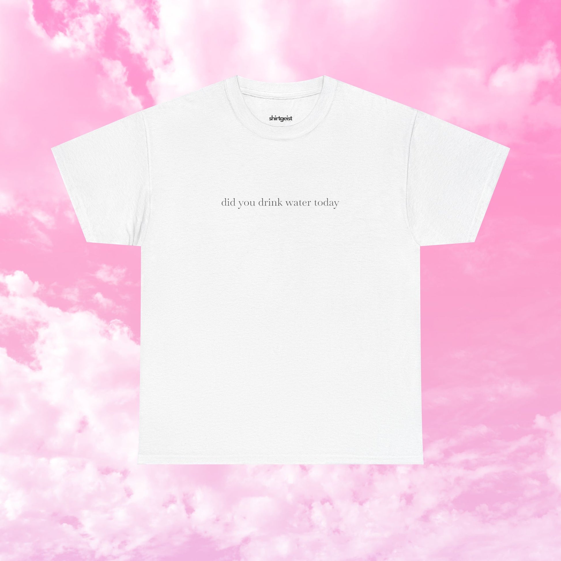 Shirtgeist Did You Drink Water Today Shirt — lifestyle photo