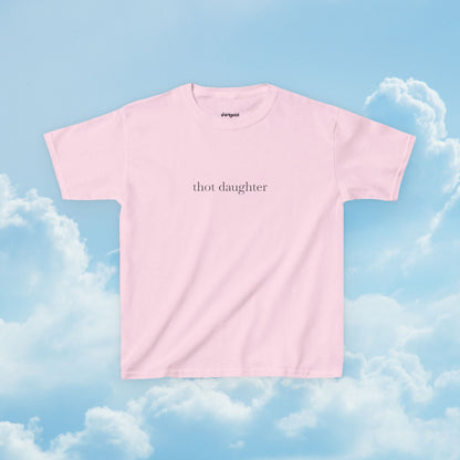 Shirtgeist Thot Daughter Baby Tee — alternate color