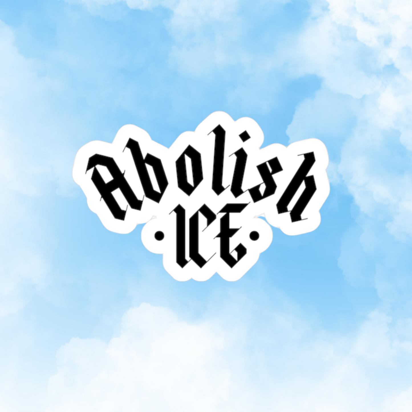 Abolish ICE Kiss-Cut Vinyl Decal