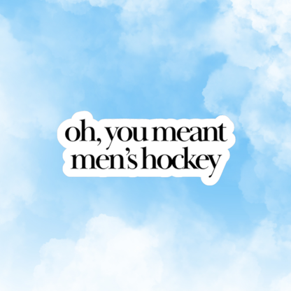 Women's Hockey Sticker