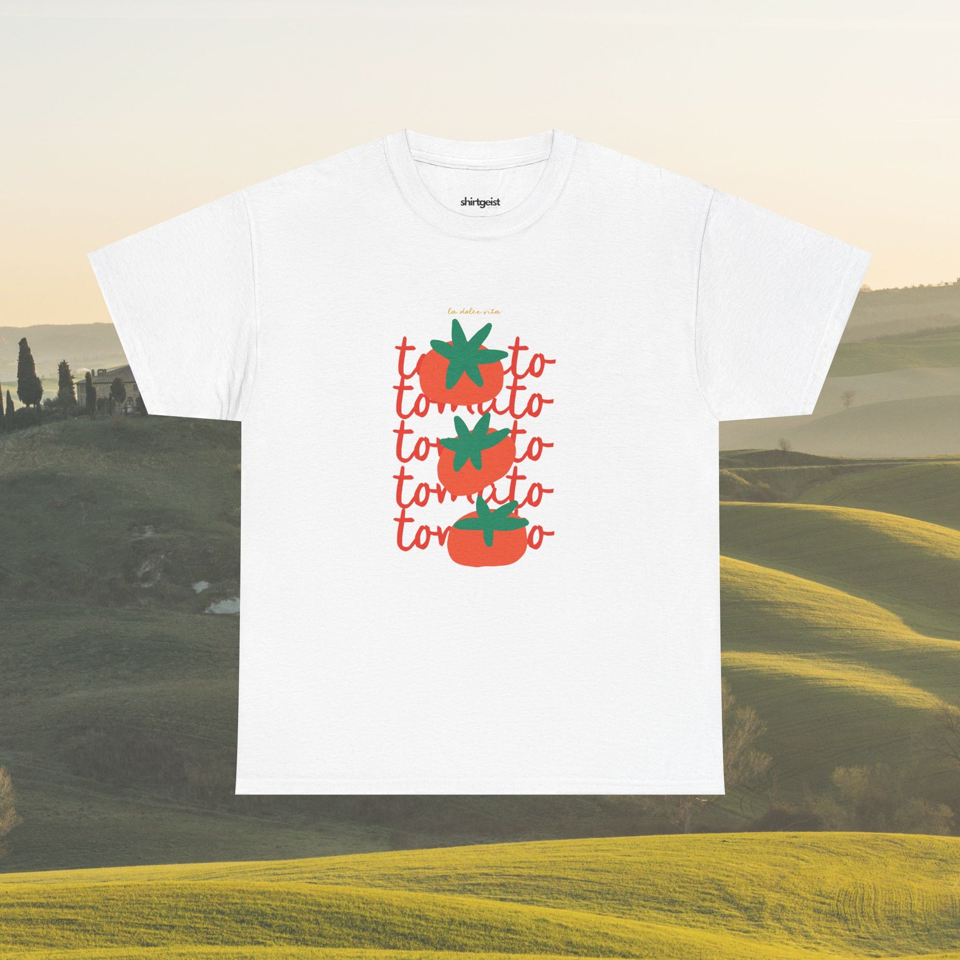 Shirtgeist Tomato Lover Shirt — lifestyle photo