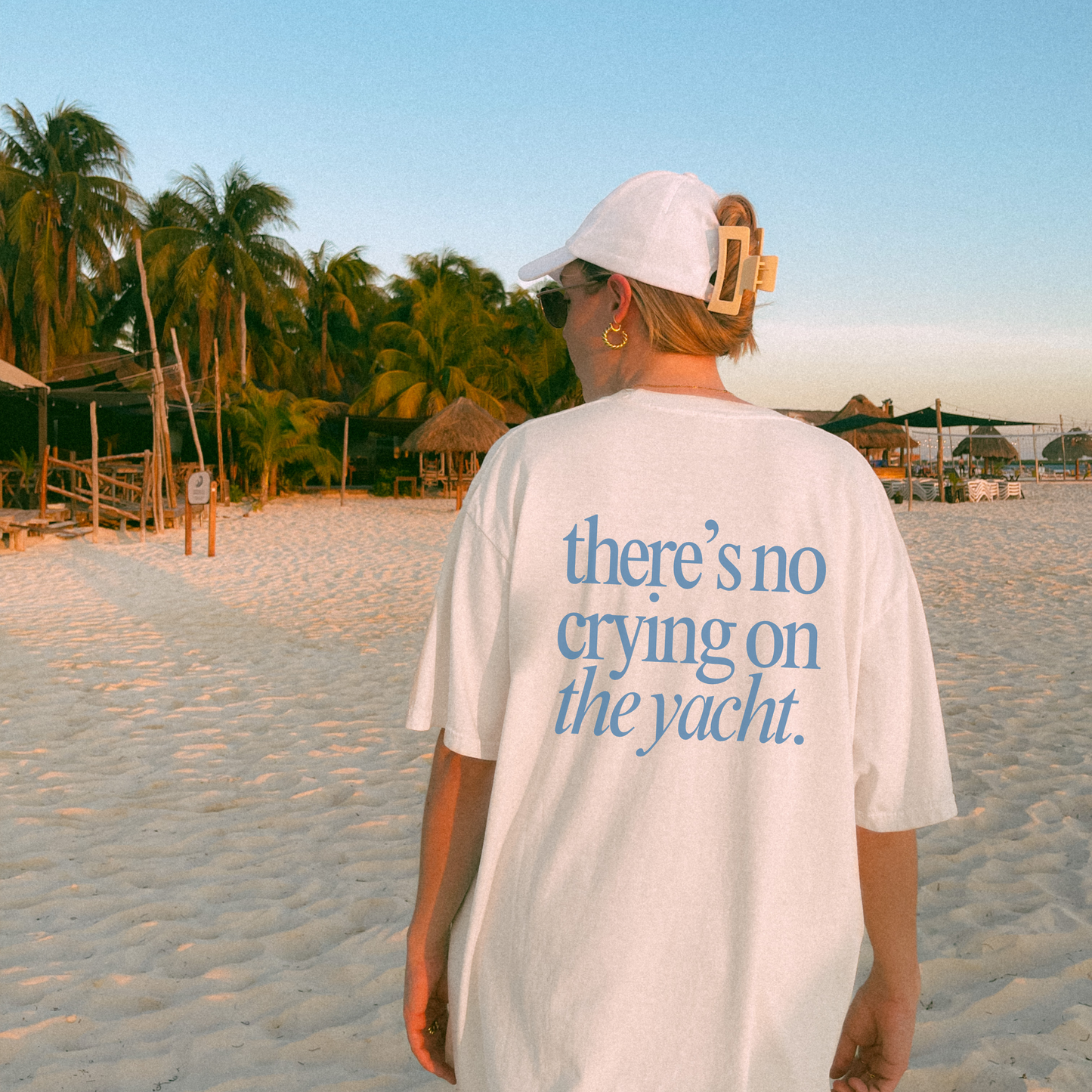 No Crying on the Yacht Comfort Colors Tee