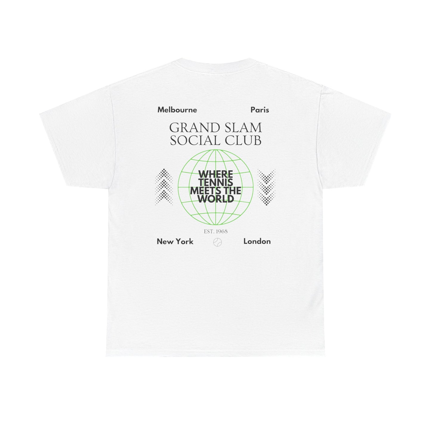 Shirtgeist Tennis Grand Slam Social Club Shirt — lifestyle photo